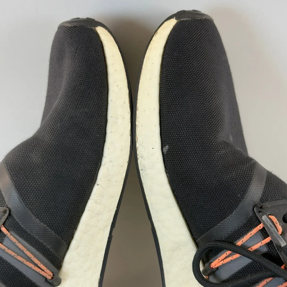Adidas NMD R1 Mens 12 Running Shoes Black White Lace Up‎ Low Training Sneakers